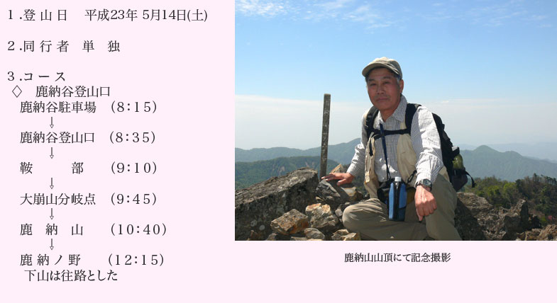 鹿納山