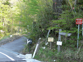 登山口