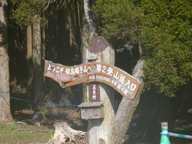 登山口