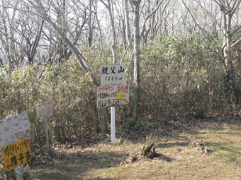 親父山山頂